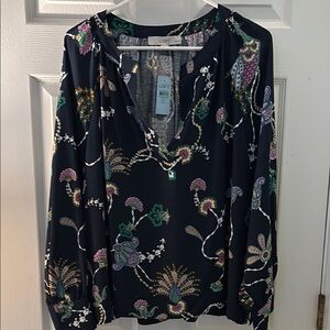 LOFT peacock feather XXL Petite